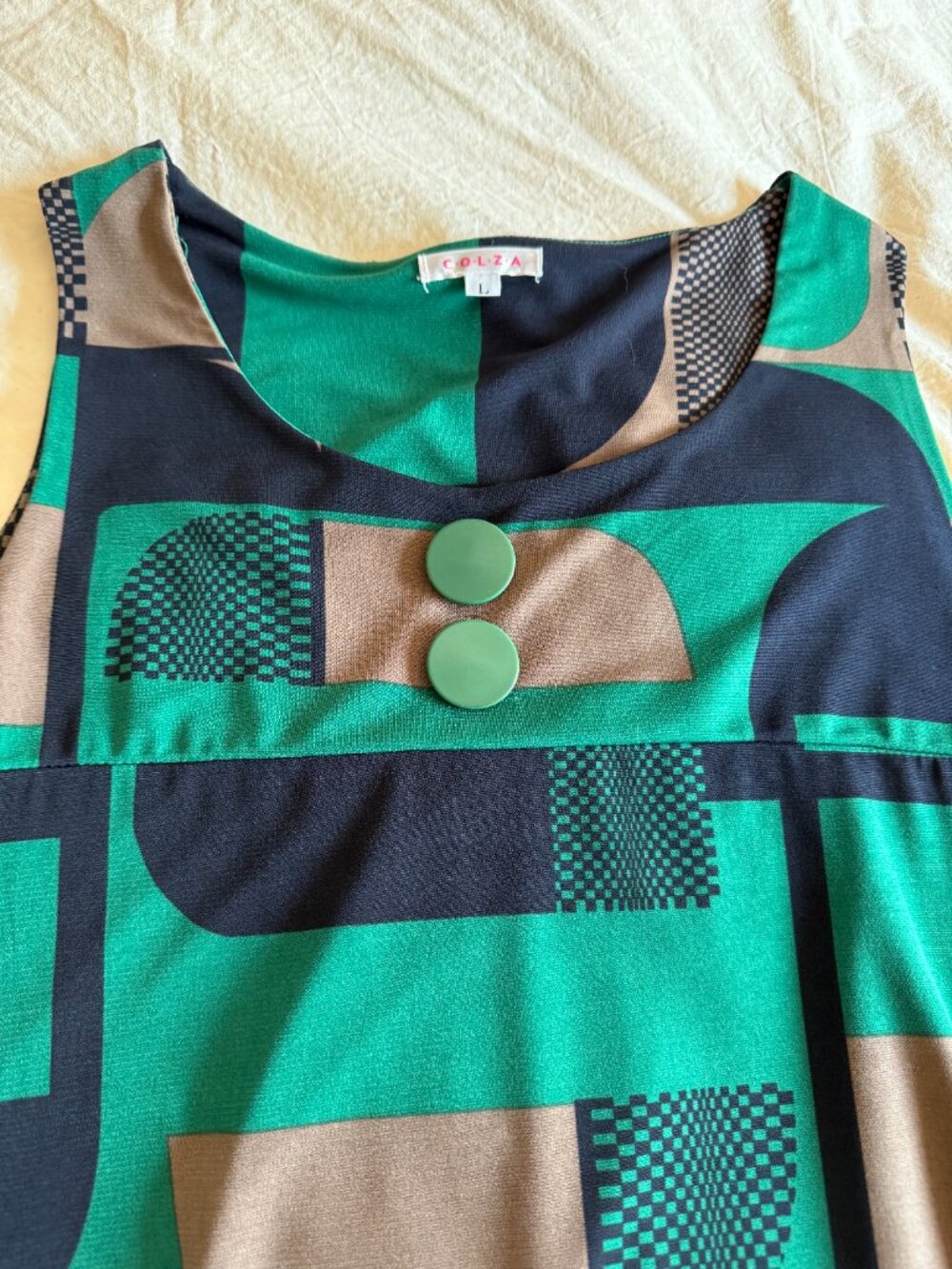 Mod Geometric Dress - Picture 2 of 8